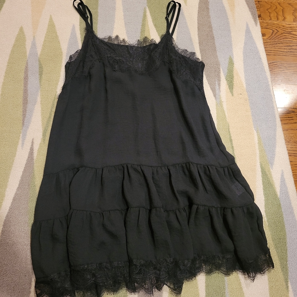 Altar'd State ruffle tunic tank/cami with lace detail